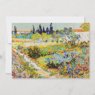 Invitación Vincent van Gogh - Jardín de Arles