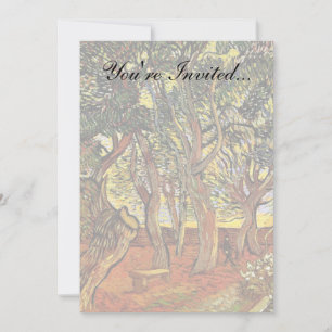 Invitación Vincent Van Gogh - Jardín del Hospital de Saint Pa