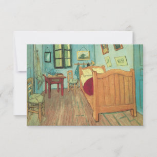 Invitación Vincent van Gogh - La habitación de Vincent en Arl