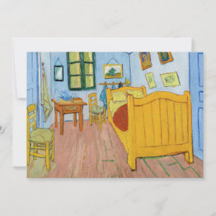 Invitación Vincent Van Gogh - La habitación de Vincent en Arl