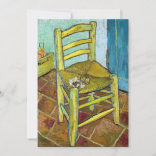 Invitación Vincent van Gogh - La silla de Van Gogh