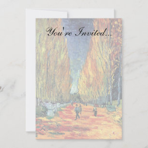 Invitación Vincent Van Gogh - Les Alyscamps