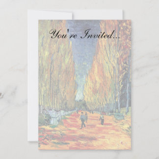 Invitación Vincent Van Gogh - Les Alyscamps
