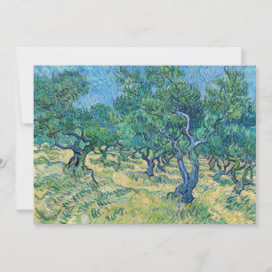 Invitación Vincent van Gogh - Olivar