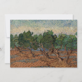 Invitación Vincent van Gogh - Olive Grove