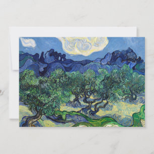 Invitación Vincent van Gogh - Olivos con los Alpilles