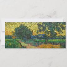 Vincent van Gogh - Paisaje en Crepúsculo