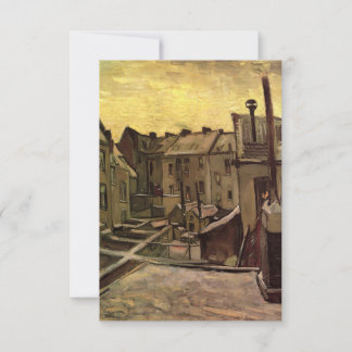 Invitación Vincent van Gogh, patios traseros de Casas Antigua