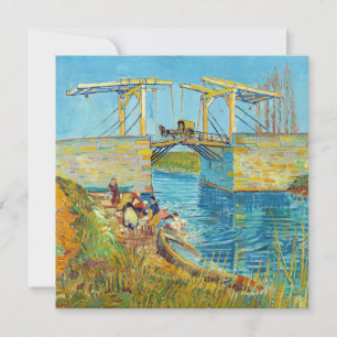 Invitación Vincent van Gogh - Puente de Langlois en Arles #1
