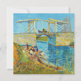 Invitación Vincent van Gogh - Puente Langlois en Arles #1