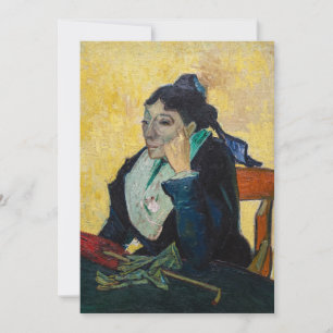 Invitación Vincent Van Gogh - Retrato de Madame Ginoux