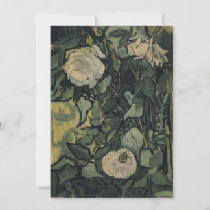 Invitación Vincent van Gogh - Rosas y escarabajo