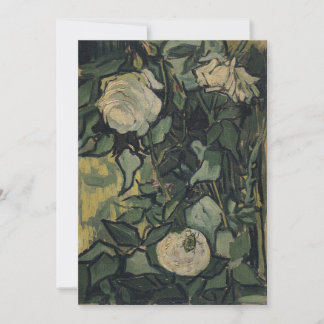 Invitación Vincent van Gogh - Rosas y Escarabajo