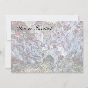 Invitación Vincent Van Gogh - The Ravine (Les Peiroulets)