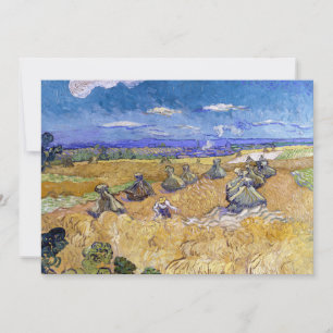 Invitación Vincent van Gogh - Trigos con Segadores