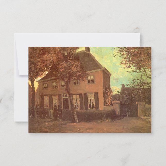Invitación Vincent van Gogh - Vicaría en Nuenen (Anverso)