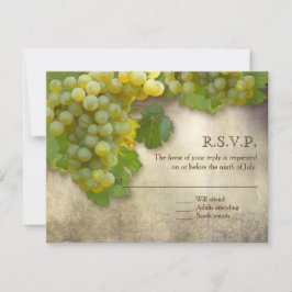 Invitación Viñedo Toscano Rústico Elegante Arte de Vino Blanc