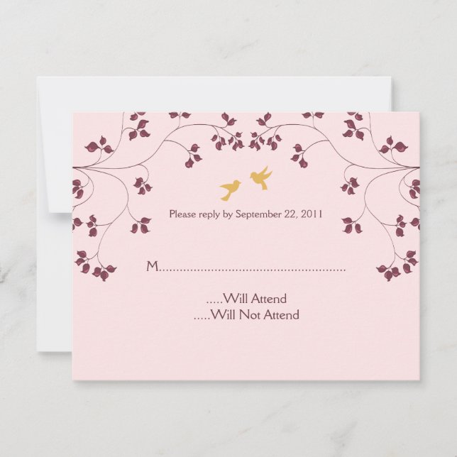 Invitación Vines Reply 4.25 x 5.5 (Anverso)