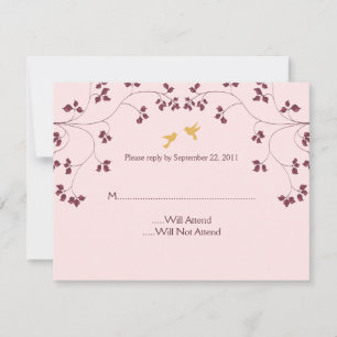 Invitación Vines Reply 4.25 x 5.5