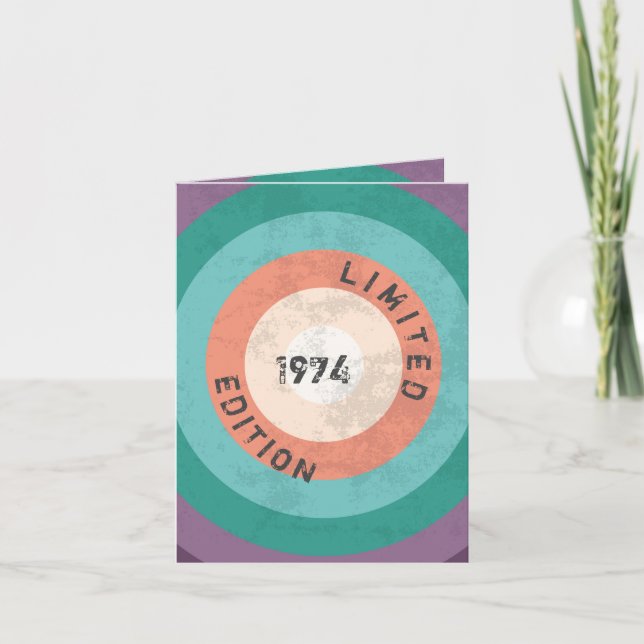 Invitación Viñeta edición limitada de 1974 50º cumpleaños (Anverso)