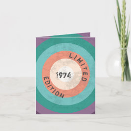 Invitación Viñeta edición limitada de 1974 50º cumpleaños