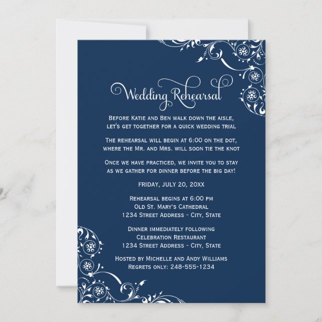 Invitación Viñeta Naval Desplazamiento Boda ensayo y cena (Anverso)