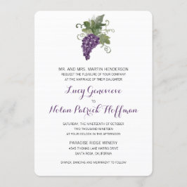 Invitación Vineyard de acuarela | BODA