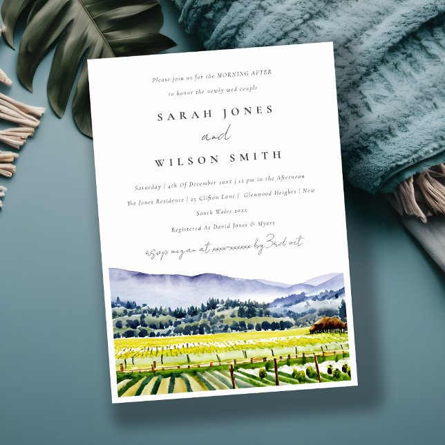 Invitación Vineyard en el valle de Napa después de la mañana (Subido por el creador)