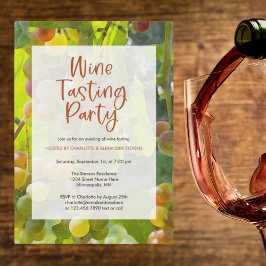 Invitación Vineyard Grapes Thine Wine Tasting Fiesta