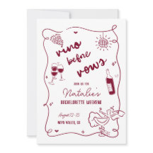 Vino Antes De Vacas Bachelorette Itinerario E Invi