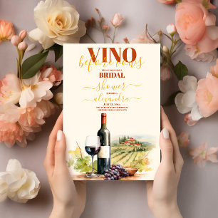 Invitación Vino Antes De Vacas Ducha Británica Bachelorette
