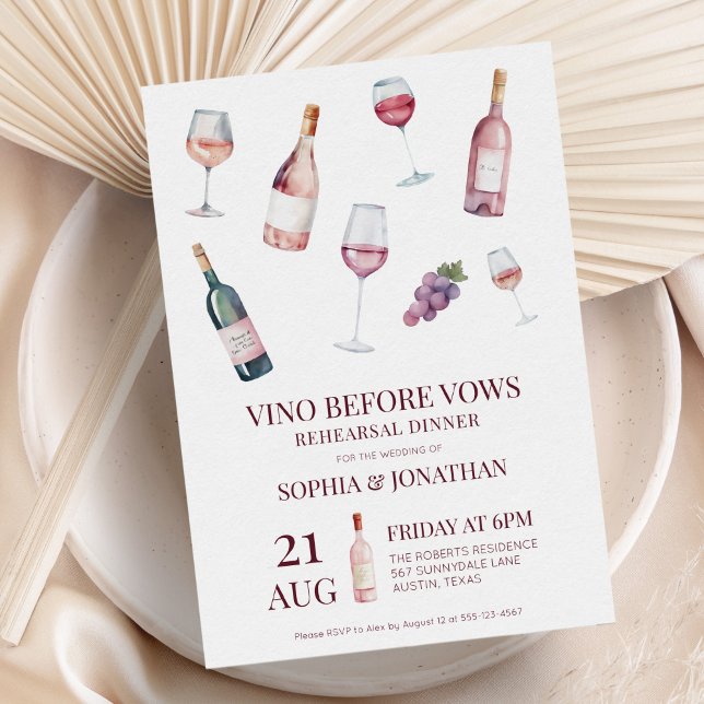 Invitación Vino Antes De Var Un Moderno Ensayo De Cena (Subido por el creador)