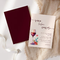 Vino antes de Vows Vino Ducha Bridal Borgoña