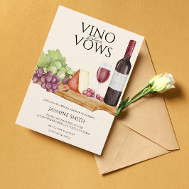 Invitación Vino before Vows Charcuterie Board Bridal Shower