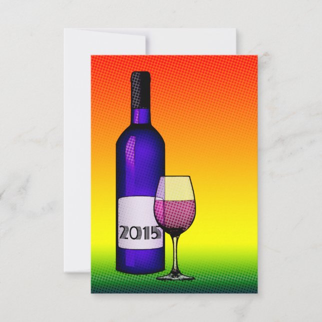 Invitación vino de celebración de 2015 (Anverso)