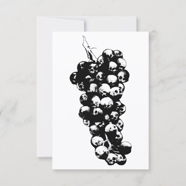 Invitación vino de la muerte (Anverso)