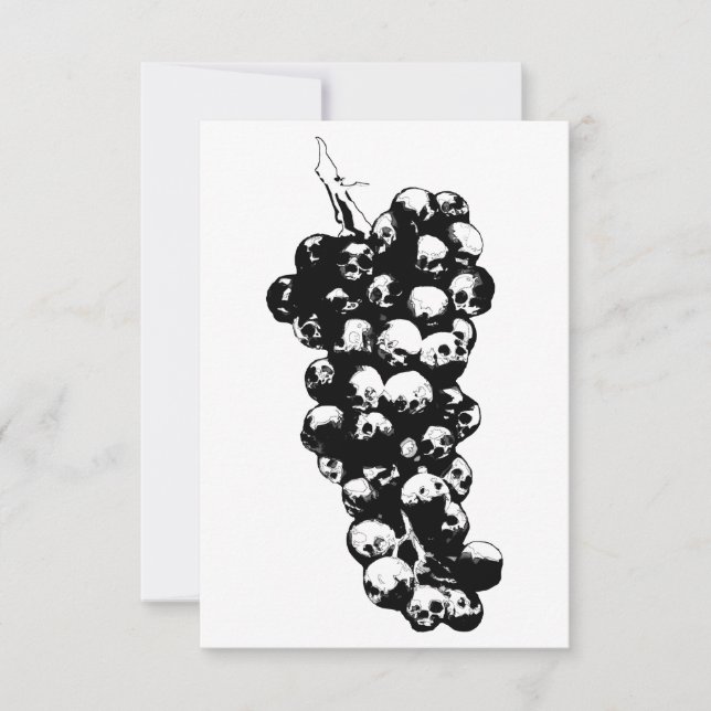 Invitación vino de la muerte (Anverso)