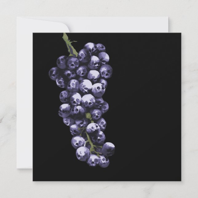 Invitación vino de la muerte (Anverso)