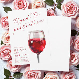 Invitación Vino Envejecido a la Perfección Guión Cumpleaños 4