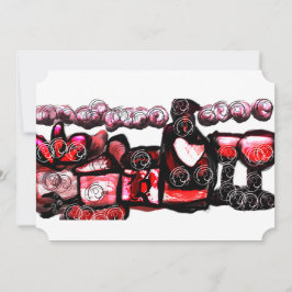 Invitación Vino rojo