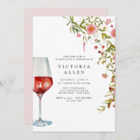 Vino Rojo | Elegante cumpleaños de mujeres con flo