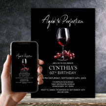 Vino Tinto Envejecido a la Perfección Cumpleaños 6