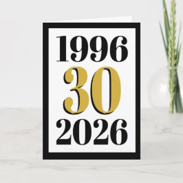 Invitación Vintage 1996 Milestone 30th Birthday  