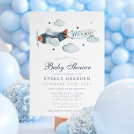 Invitación Vintage Airplane Watercolor It's A Boy Baby Shower<br><div class="desc">Tome los cielos con esta encantadora invitación a la ducha de bebé vintage, perfecta para celebrar la llegada de un bebé. Con un ilustracion acuarela de un plano clásico que jalaba un cartel de "¡Es un niño!" a través de nubes suaves, este diseño capta el espíritu de aventura y nostalgia....</div>