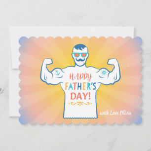 Invitación vintage al Día del Padre.