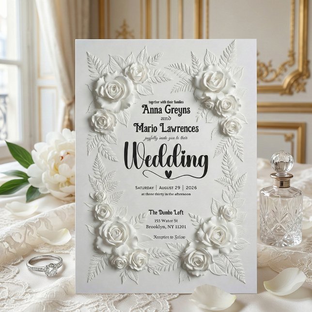 Invitación Vintage Baroque Architectural Garden (Subido por el creador)