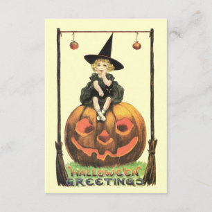 Invitación Vintage Bewitching Halloween