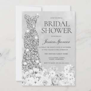 Invitación Vintage Bridal Vintage Vintage de Vidriera de colo