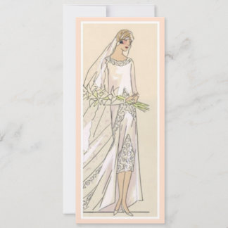 Invitación Vintage Bride