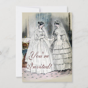 Invitación Vintage Bride Boda